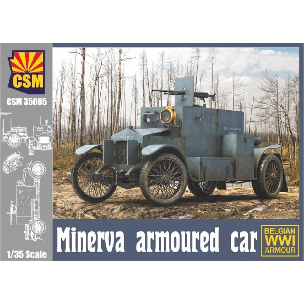 Copper State Models 35004 1:35 Minerva Belgian Armoured Car