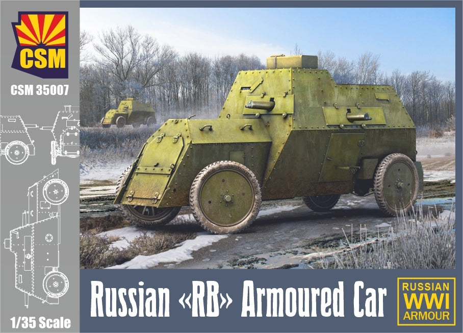 Copper State Models 35007 1:35 Russian 'RB' Russo-Balt Armoured Car