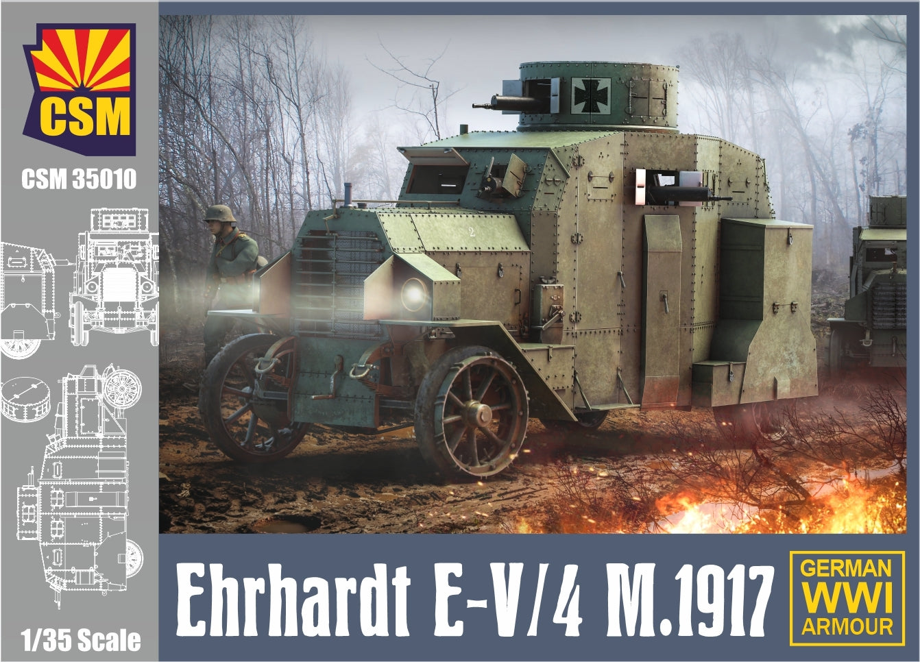 Copper State Models 35010 1:35 Ehrhardt E-V/4 M.1917