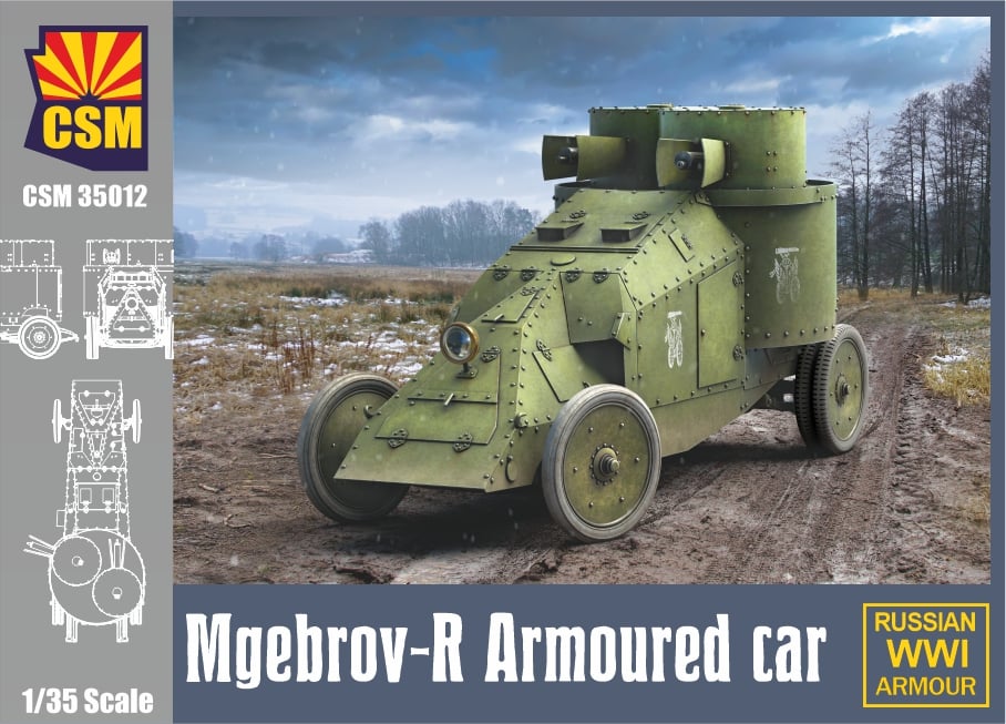 Copper State Models CSM35012 1:35 Mgebrov-R Russian armoured car