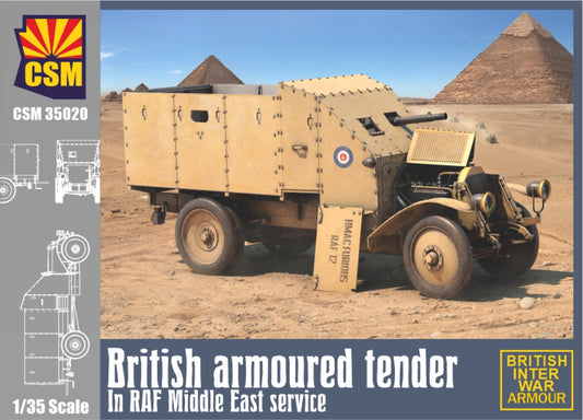 Copper State Models CSM35020 1:35 British Armoured Tender in RAF Middle East Service