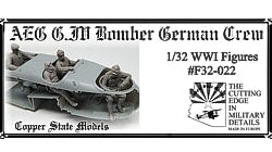 Copper State Models F32-022 1:32 AEG G.IV Bomber German Crew