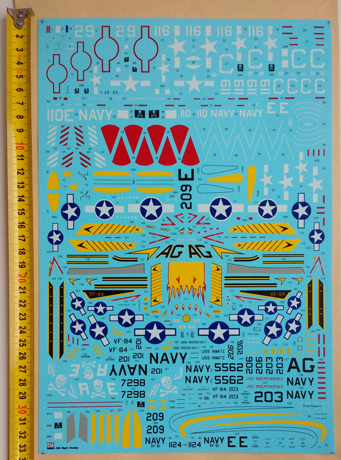 CtA Cut then Add CTA-006 1:72 'Jolly Rogers Timeline' Part Two - Fighter Aircraft of Jolly Rogers