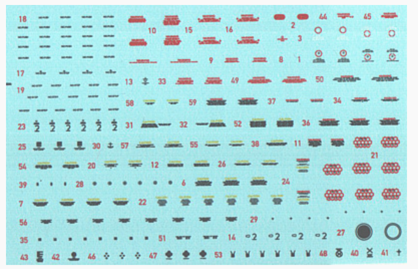 CtA Cut then Add 33 1:72F-4B/F-4J/F-4N Phantom technical data stencils. USN and USMC aircraft, High Visibility paint scheme