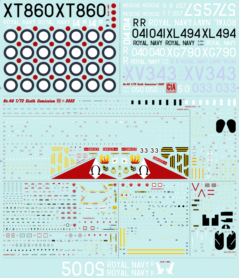 CtA Cut then Add 48 1:72 'Sixth Comission' - HMS Ark Royal Air Group