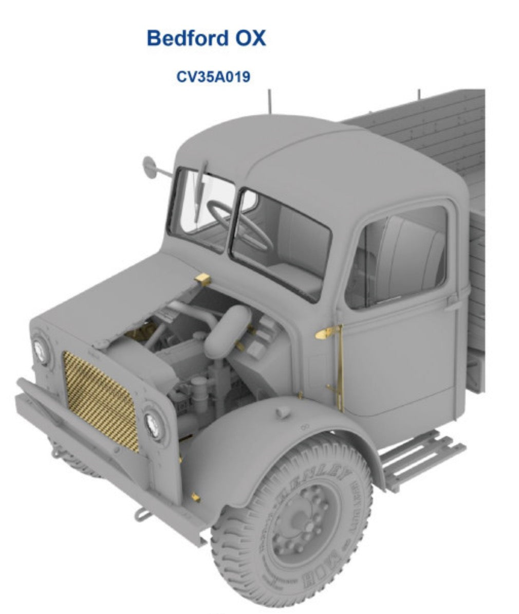 Riich Models CV35A019 1:35 Bedford GS Lorry OXD Mk.I Early / Late Production (With interior)