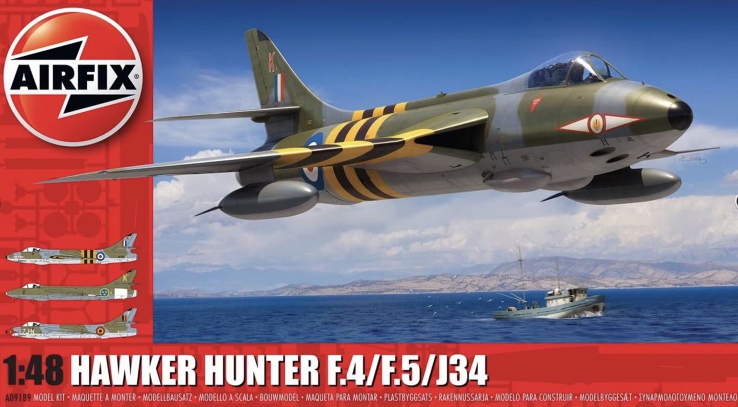 Airfix A09189 1:48 Hawker Hunter F.4