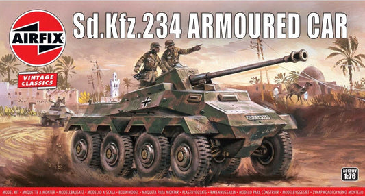 Airfix A01311V 1:76 German Sd.Kfz.234 Armoured Vintage Classic Series