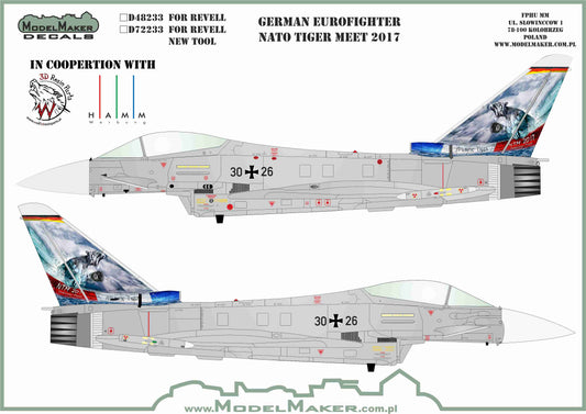 Model Maker Decals D48233 1:48 German Eurofighter ntm 2017