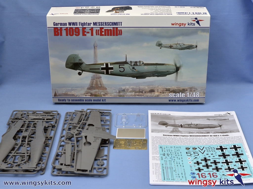 wingsy kits D5-07 1:48 Messerschmitt Bf-109E-1