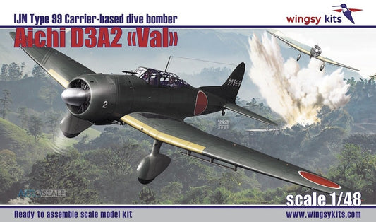 wingsy kits D5-13 1:48 Aichi D3A2 “Val' IJN Type 99 Carrier-based dive bomber