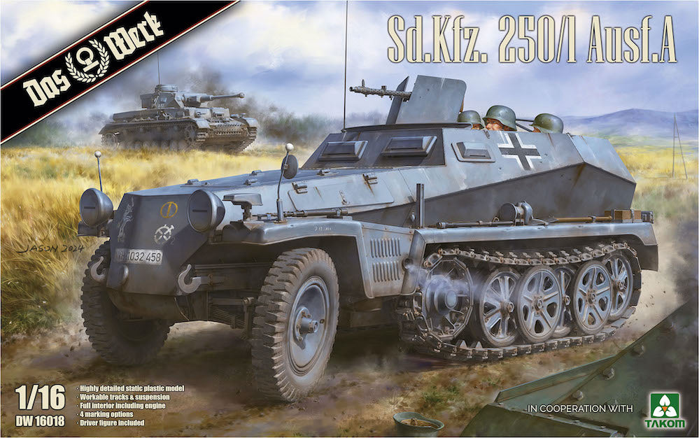 Das Werk DW16018 1:16 Sd.Kfz.250/1 Ausf.A