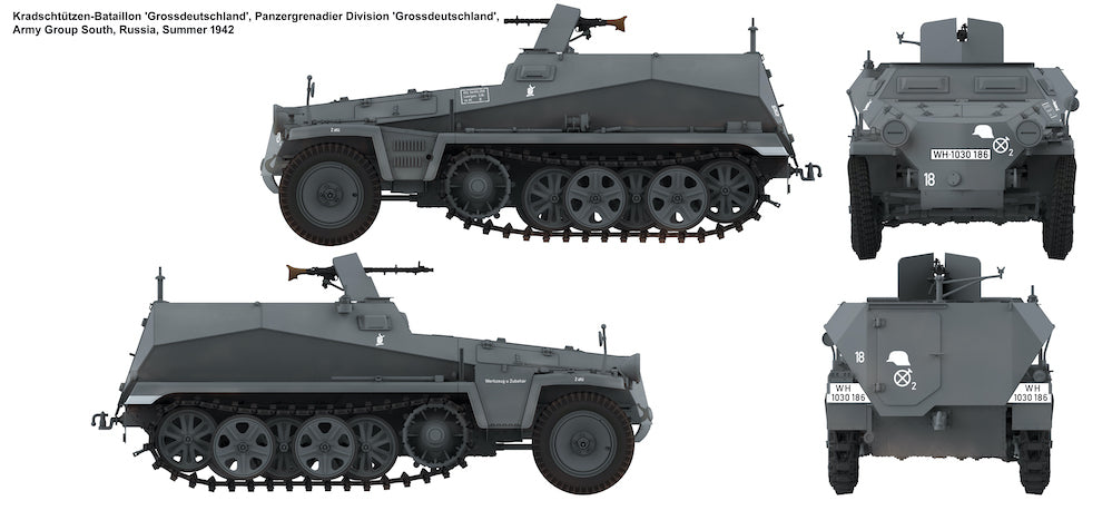 Das Werk DW16018 1:16 Sd.Kfz.250/1 Ausf.A
