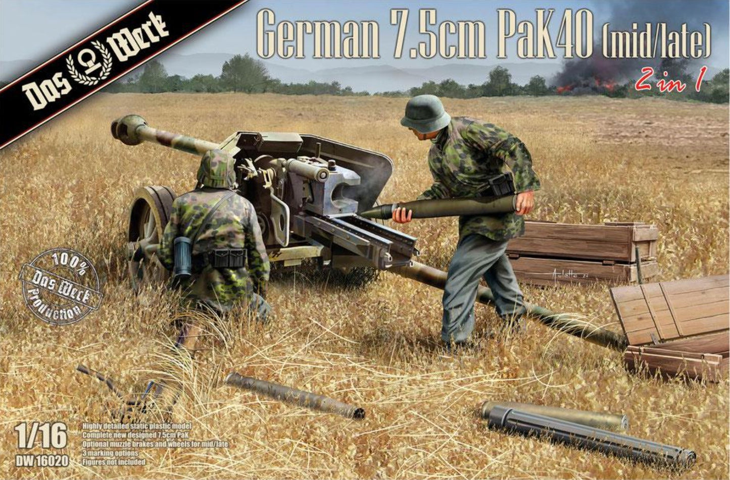 Das Werk DW16020 1:16 PAK40 7.5 cm Mid/Late