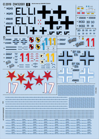 Das Werk DW32001 1:32 Junkers Ju EF-126 'Elli' / EF-127 'Walli' (3 in 1)