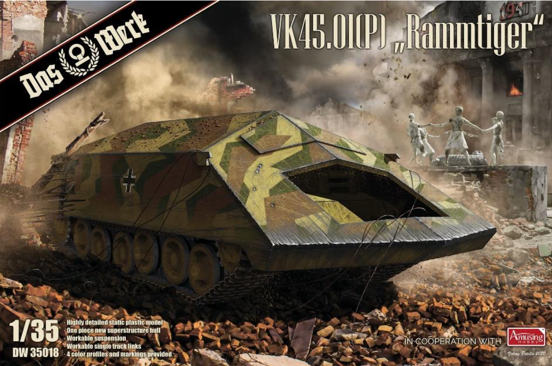 Das Werk DW35018 1:35 VK45.01(P) 'Rammtiger'