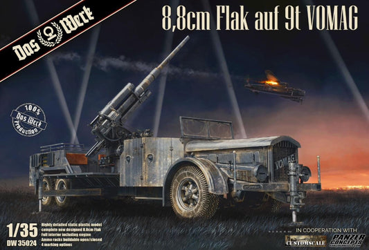 Das Werk DW35024 1:35 8.8cm Flak auf 9t VOMAG