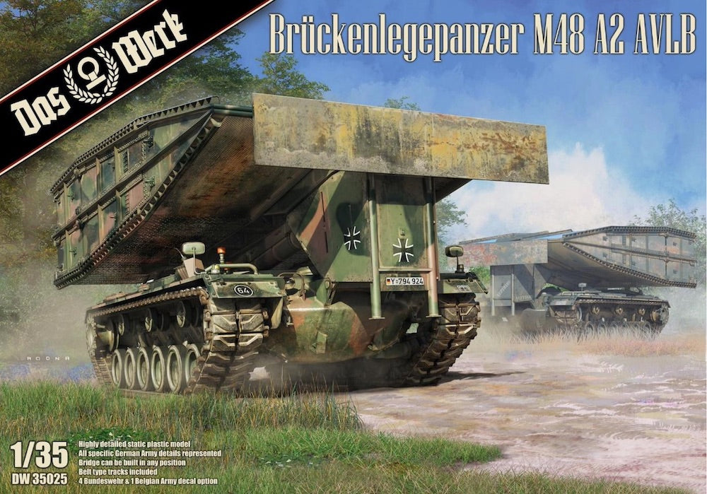 Das Werk DW35025 1:35 Bruckenlegepanzer M48 A2 AVLB