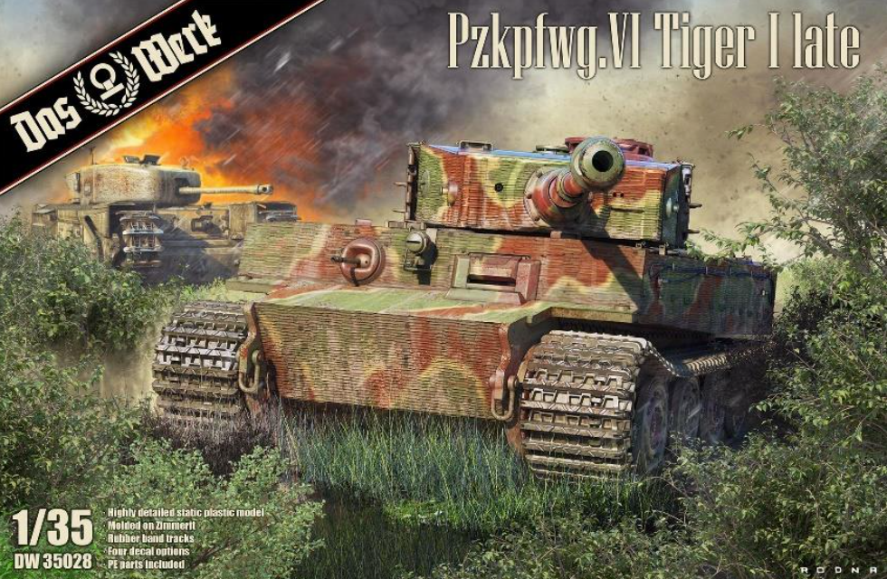 Das Werk DW35028 1:35 Pzkpfwg.VI Tiger I Late