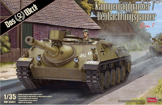 Das Werk DW35031 1:35 Kanonenjagdpanzer / Beobachtungspanzer (2 In 1)