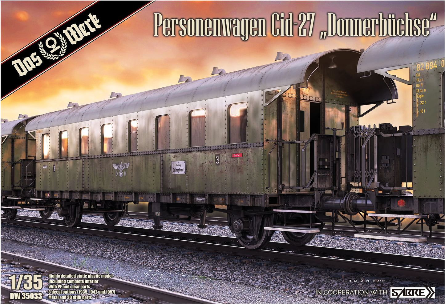 Das Werk DW35033 1:35 Cid-27 Passenger Carriage