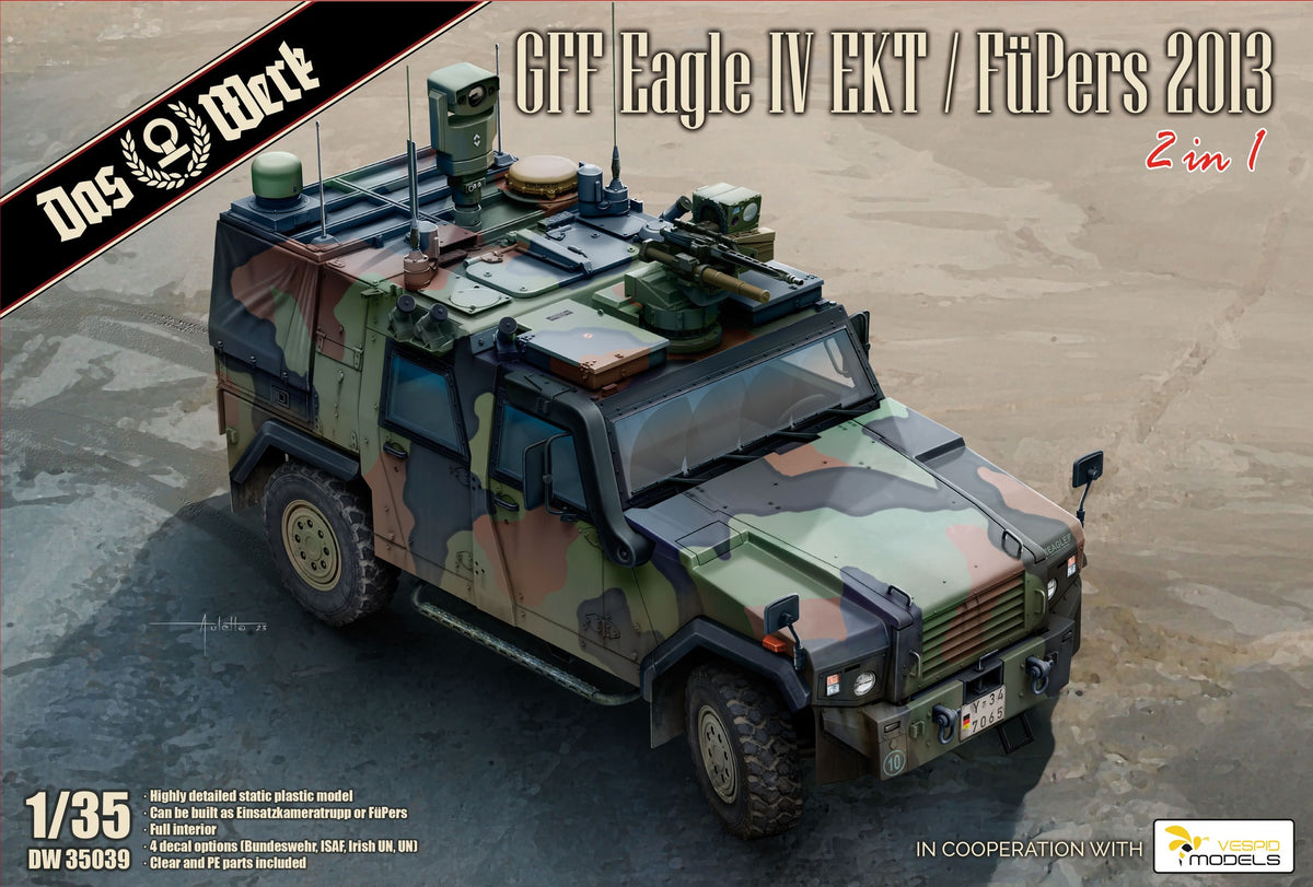 Das Werk DW35039 1:35 GFF Eagle IV EKT / FuePers Highly detailed 2 in 1 ki