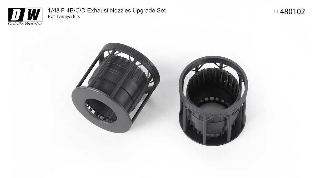 Detail & Wonder 480102 1:48 McDonnell F-4B Phantom Exhaust Nozzles (Early Version)