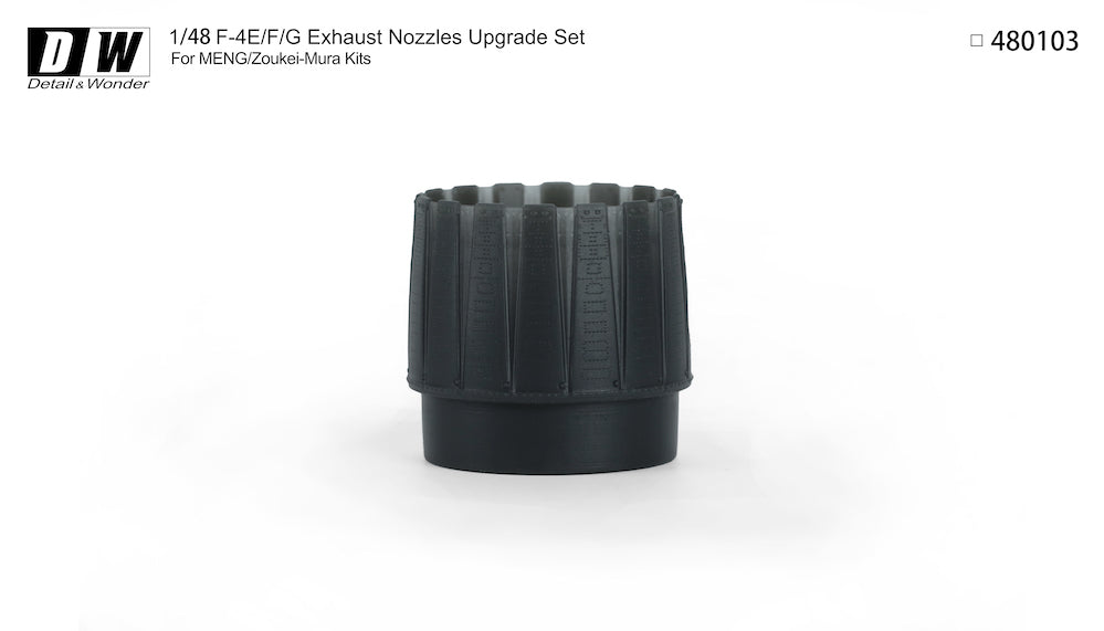 Detail & Wonder 480103 1:48 McDonnell F-4E/F-4F Exhaust Nozzles (Late Version)