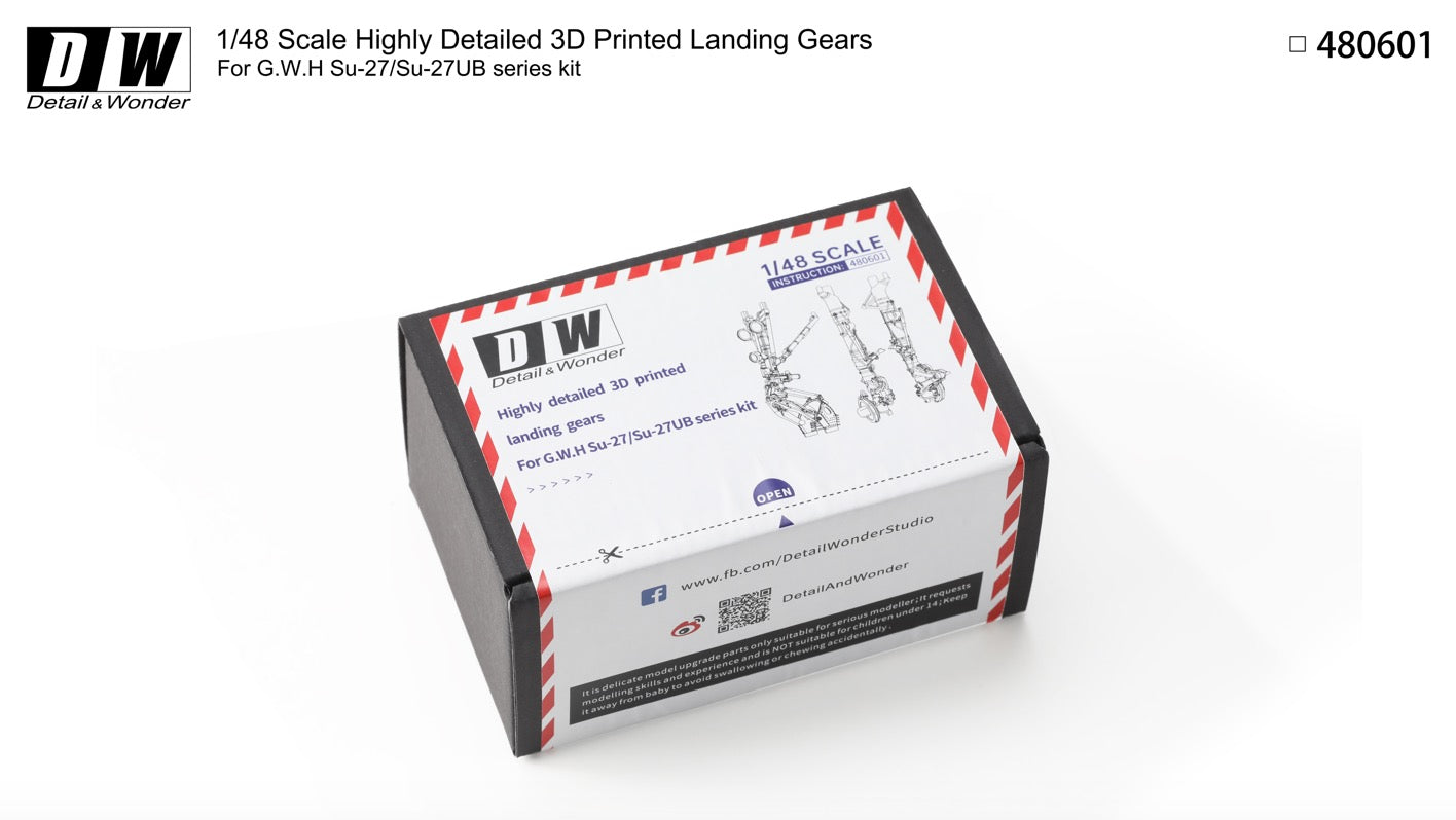Detail & Wonder 480601 1:48 Sukhoi Su-27/Su-27UB Landing Gear