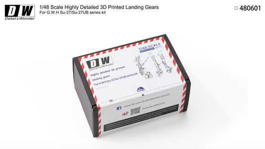Detail & Wonder 480601 1:48 Sukhoi Su-27/Su-27UB Landing Gear
