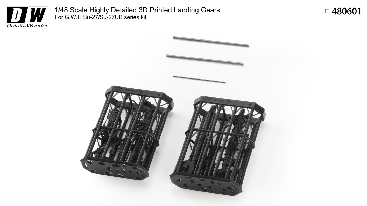 Detail & Wonder 480601 1:48 Sukhoi Su-27/Su-27UB Landing Gear