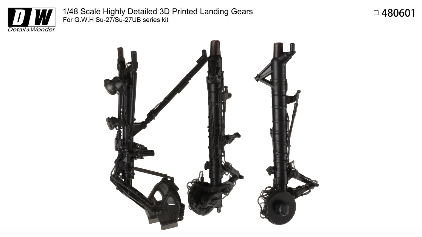 Detail & Wonder 480601 1:48 Sukhoi Su-27/Su-27UB Landing Gear