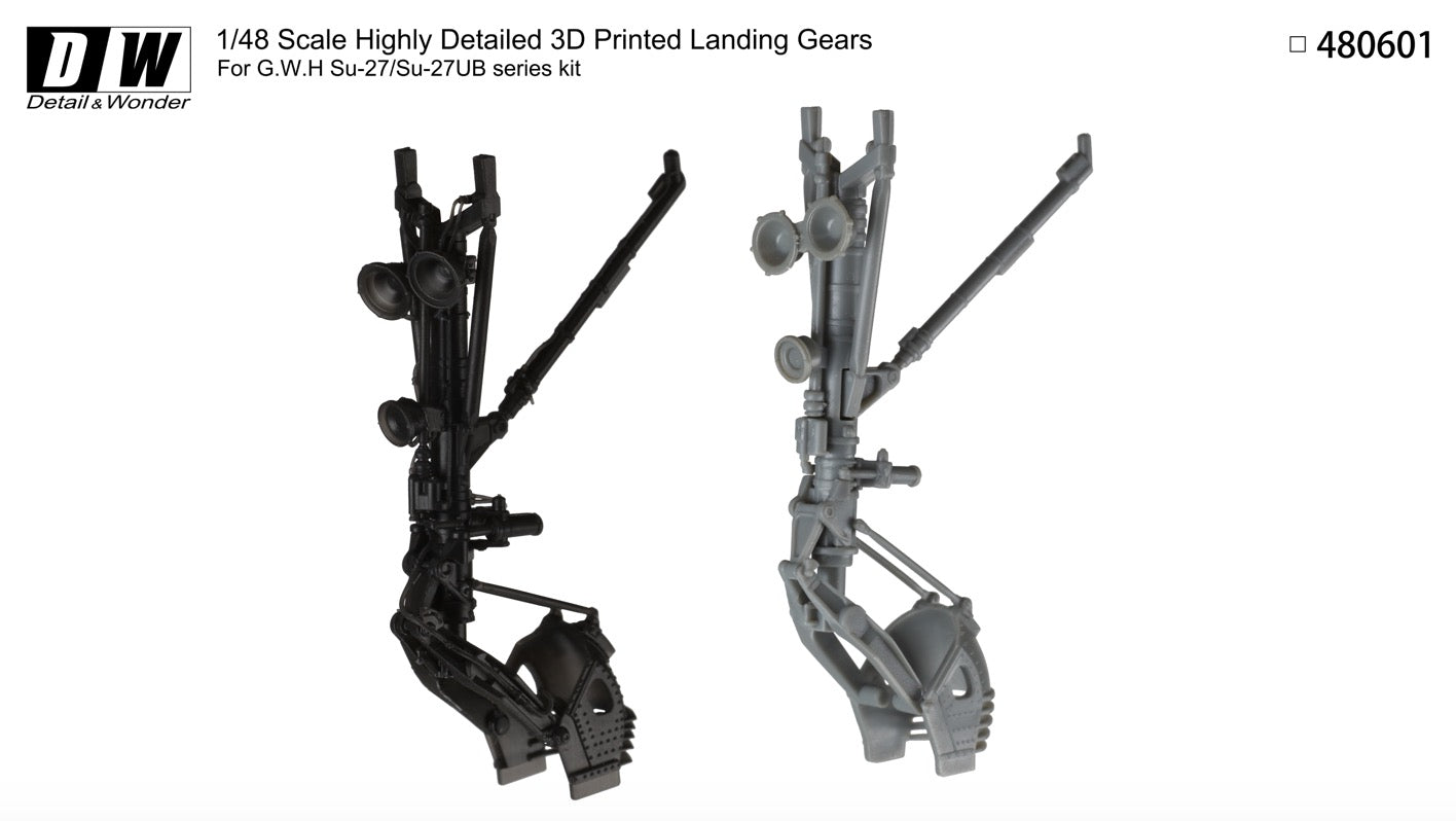 Detail & Wonder 480601 1:48 Sukhoi Su-27/Su-27UB Landing Gear