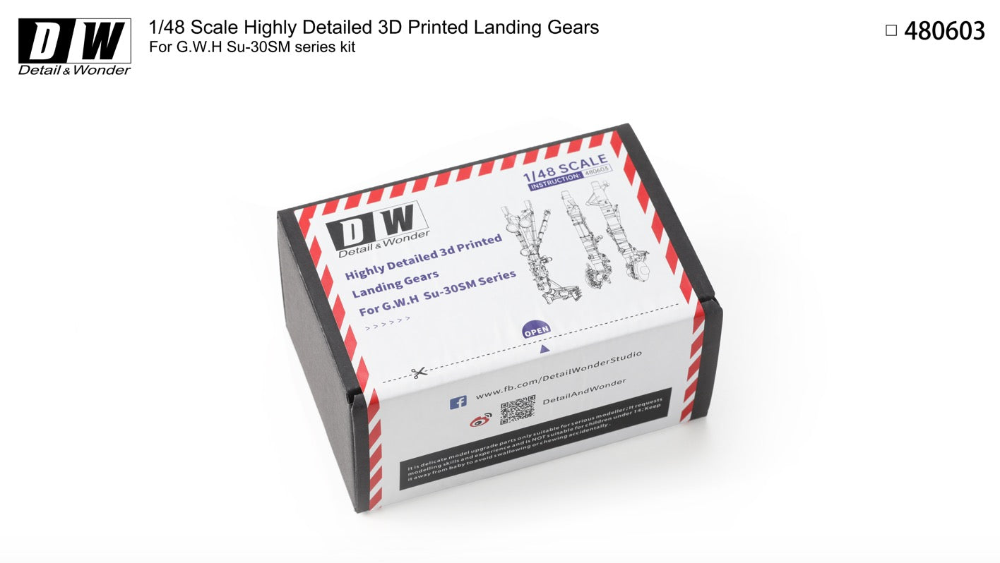 Detail & Wonder 480603 1:48 Sukhoi Su-30SM Landing Gear