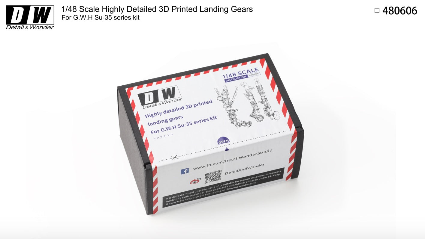 Detail & Wonder 480606 1:48 Sukhoi Su-35 Landing Gear