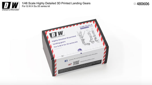Detail & Wonder 480606 1:48 Sukhoi Su-35 Landing Gear