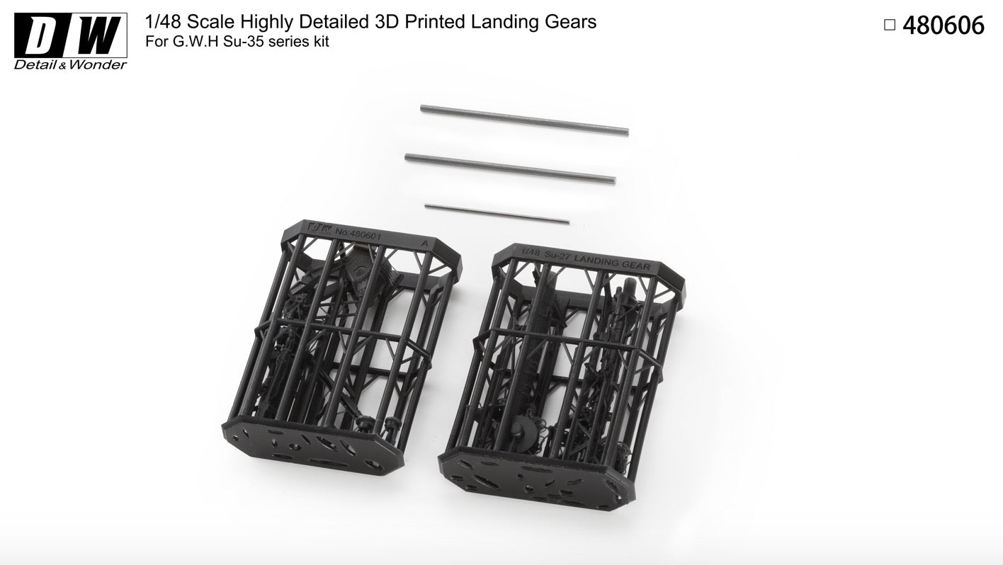 Detail & Wonder 480606 1:48 Sukhoi Su-35 Landing Gear