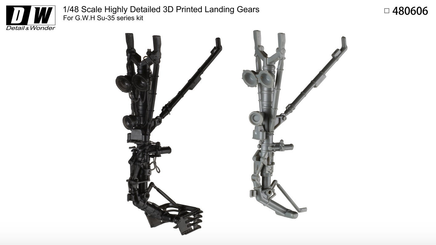 Detail & Wonder 480606 1:48 Sukhoi Su-35 Landing Gear