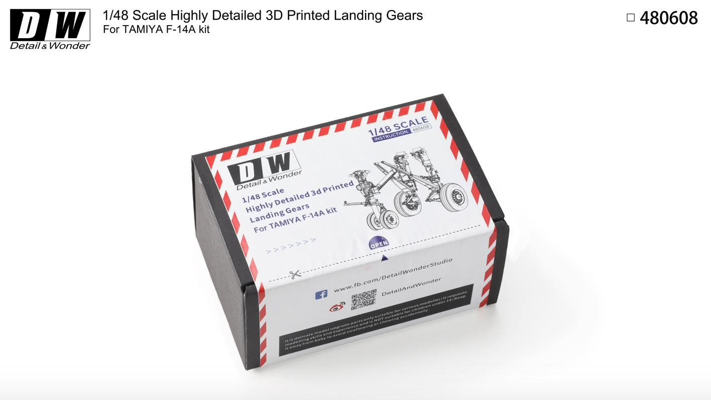 Detail & Wonder 480608 1:48 Grumman F-14A Tomcat Landing Gear