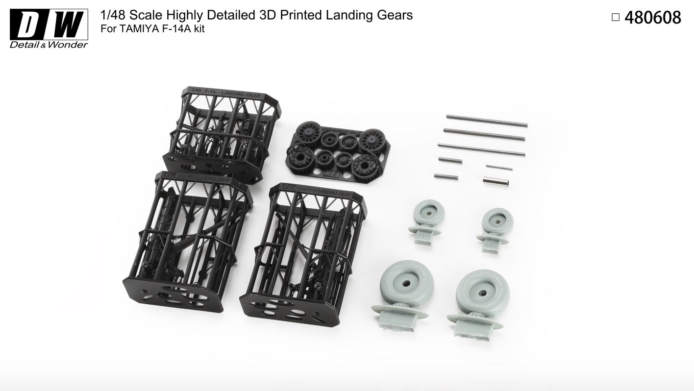 Detail & Wonder 480608 1:48 Grumman F-14A Tomcat Landing Gear