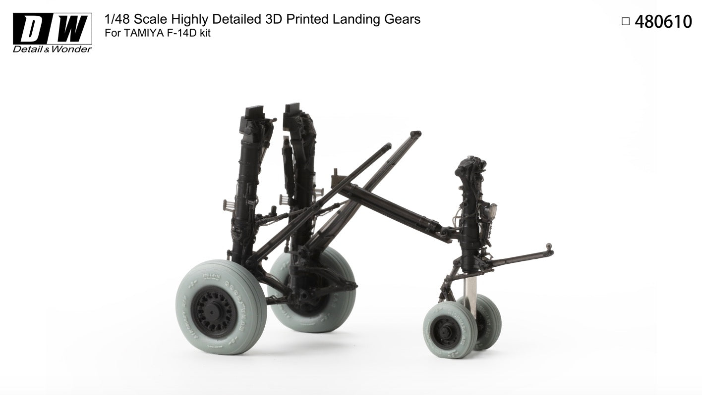 Detail & Wonder 480610 1:48 Grumman F-14D Tomcat Landing Gear