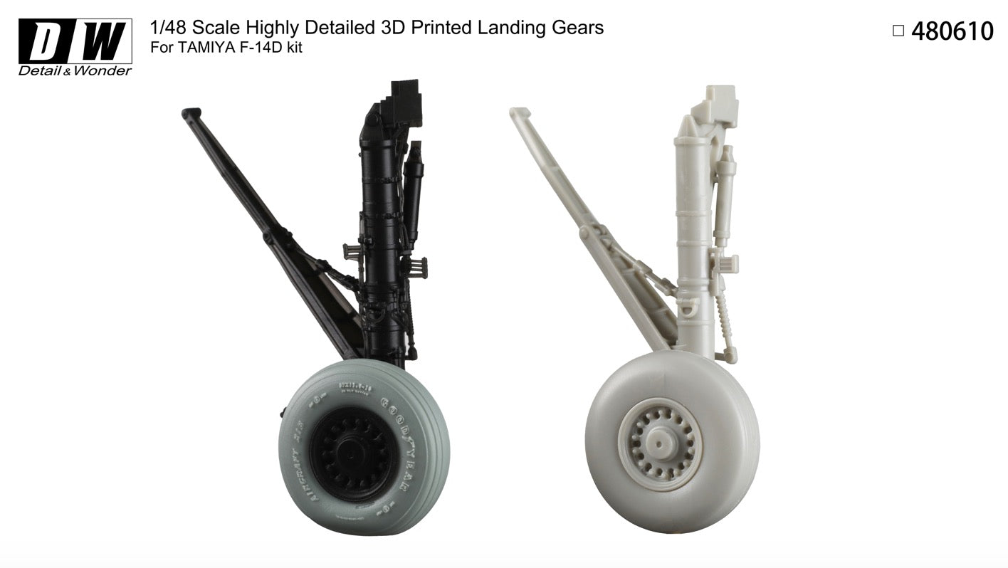 Detail & Wonder 480610 1:48 Grumman F-14D Tomcat Landing Gear