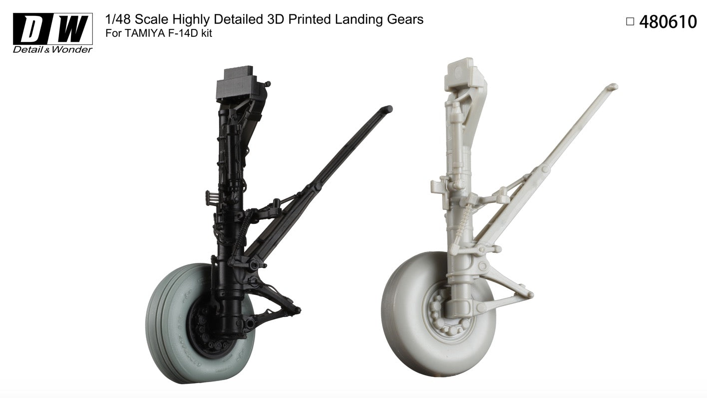 Detail & Wonder 480610 1:48 Grumman F-14D Tomcat Landing Gear