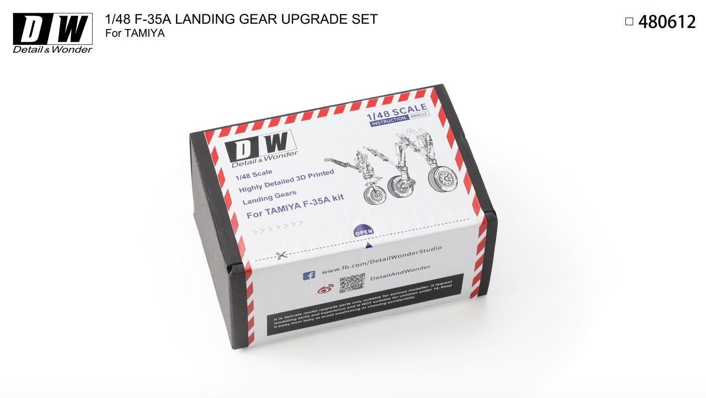Detail & Wonder 480612 1:48 Lockheed-Martin F-35A Lightning II Landing Gear