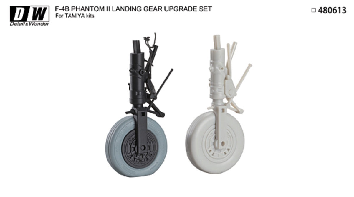 Detail & Wonder 480613 1:48 McDonnell F-4B Phantom II Landing Gear Upgrade Set