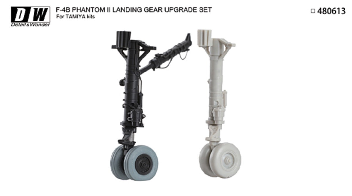 Detail & Wonder 480613 1:48 McDonnell F-4B Phantom II Landing Gear Upgrade Set