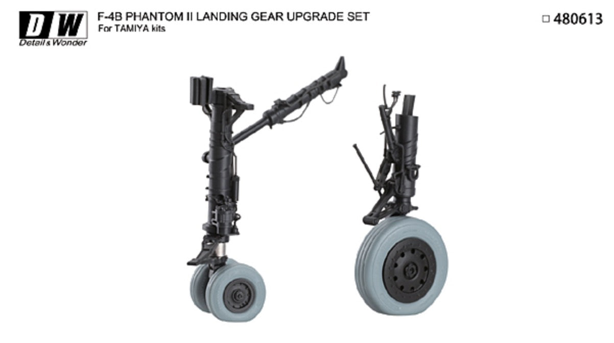 Detail & Wonder 480613 1:48 McDonnell F-4B Phantom II Landing Gear Upgrade Set