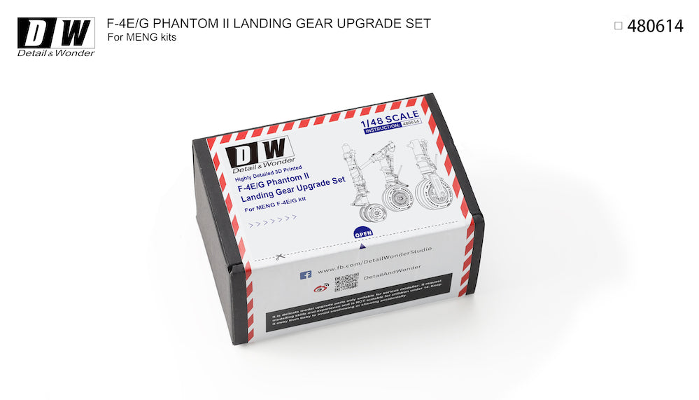 Detail & Wonder 480614 1:48 McDonnell F-4E/F-4G Phantom Landing Gear