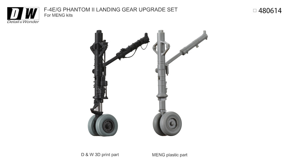 Detail & Wonder 480614 1:48 McDonnell F-4E/F-4G Phantom Landing Gear