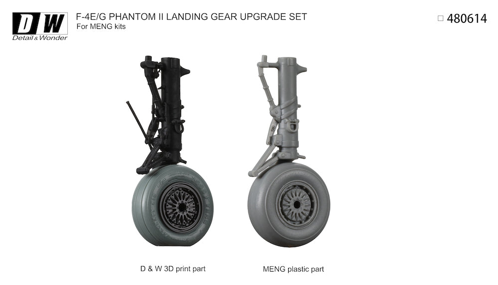 Detail & Wonder 480614 1:48 McDonnell F-4E/F-4G Phantom Landing Gear